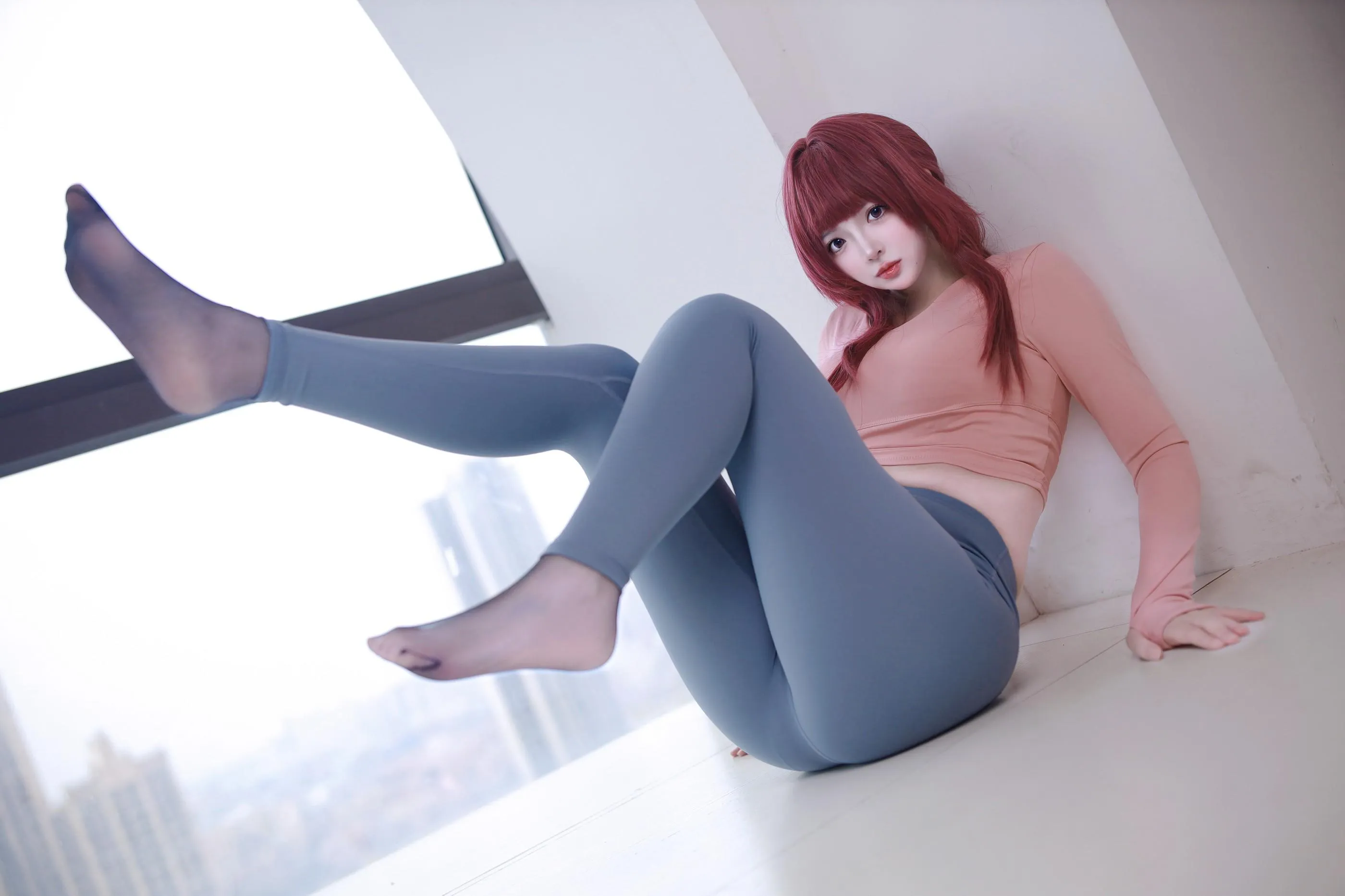 疯猫ss – NO.134 2024年二月限定 瑜伽服 卡芙卡 [58P]插图8